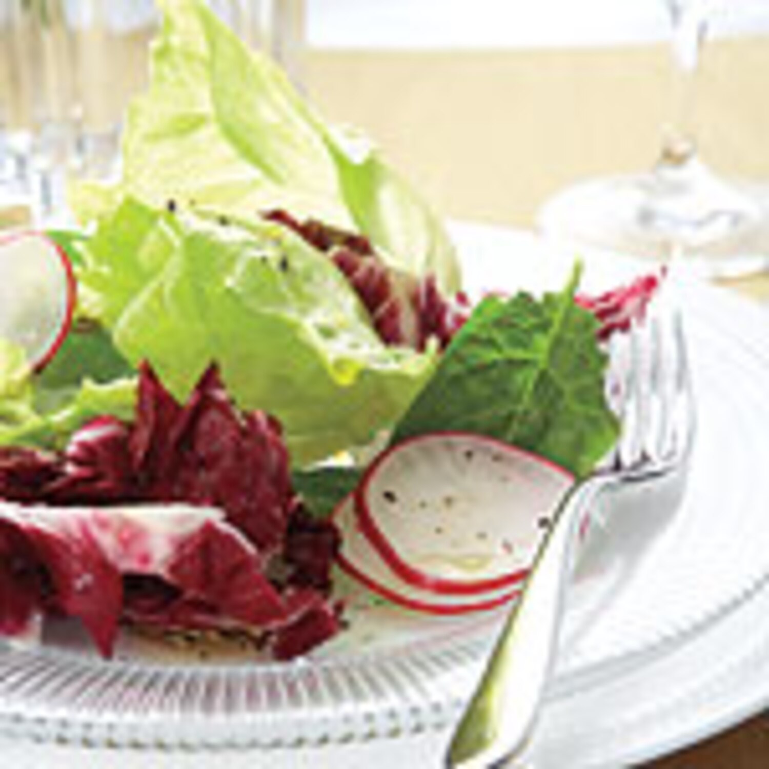 Spinach, Radicchio and Radish Salad Canadian Living