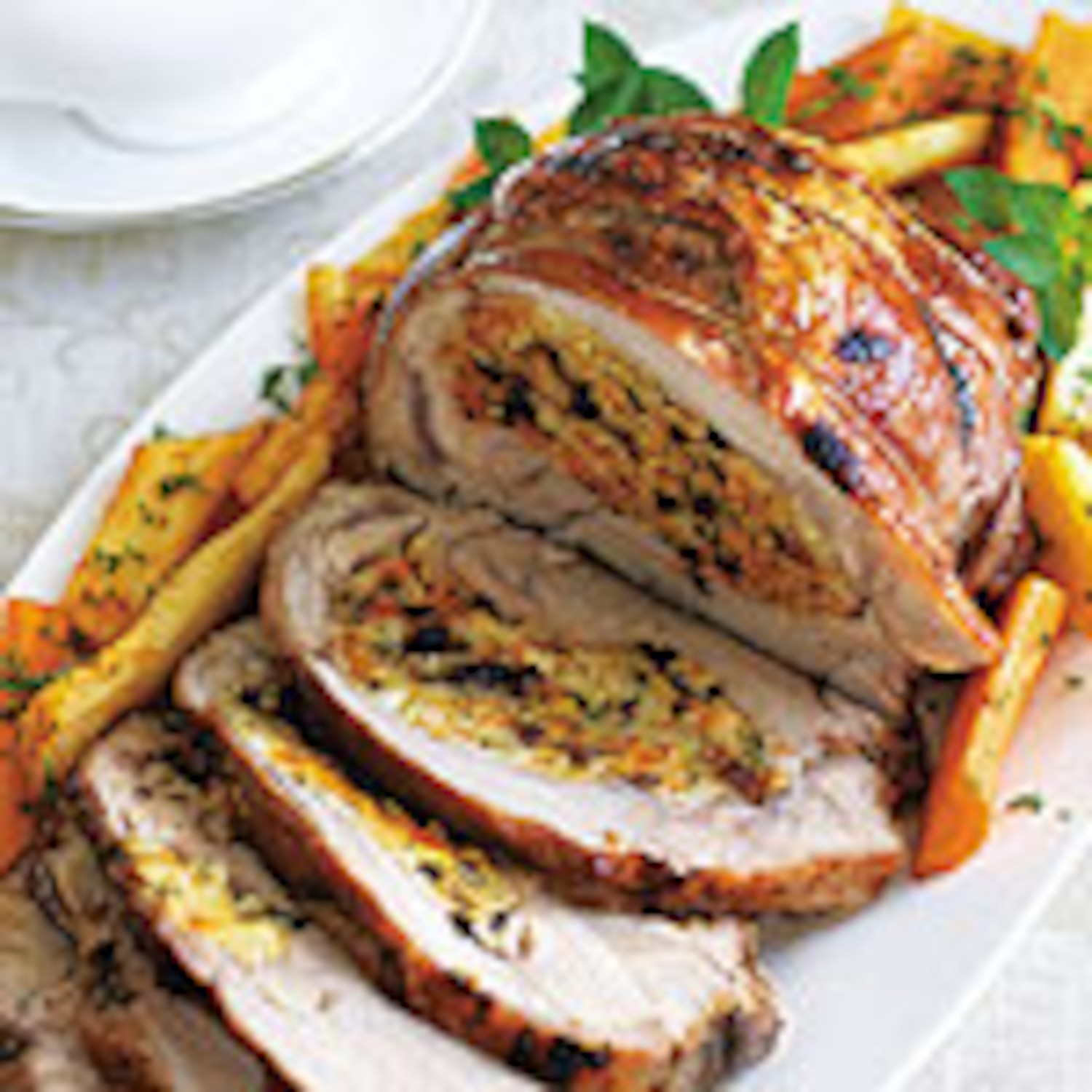 Glazed Stuffed Veal Shoulder Canadian Living