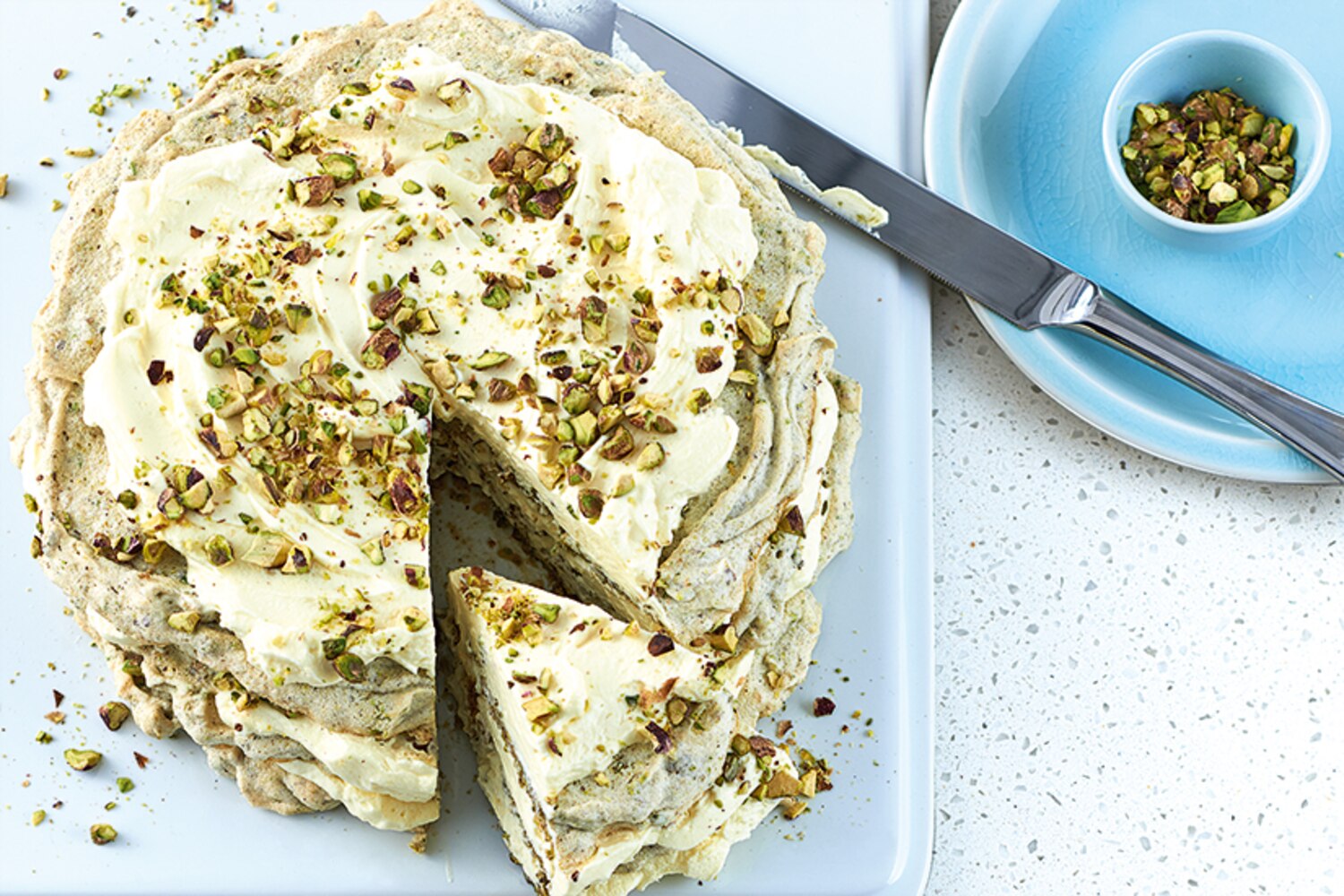 Lemon Pistachio Meringue Crunch | Canadian Living