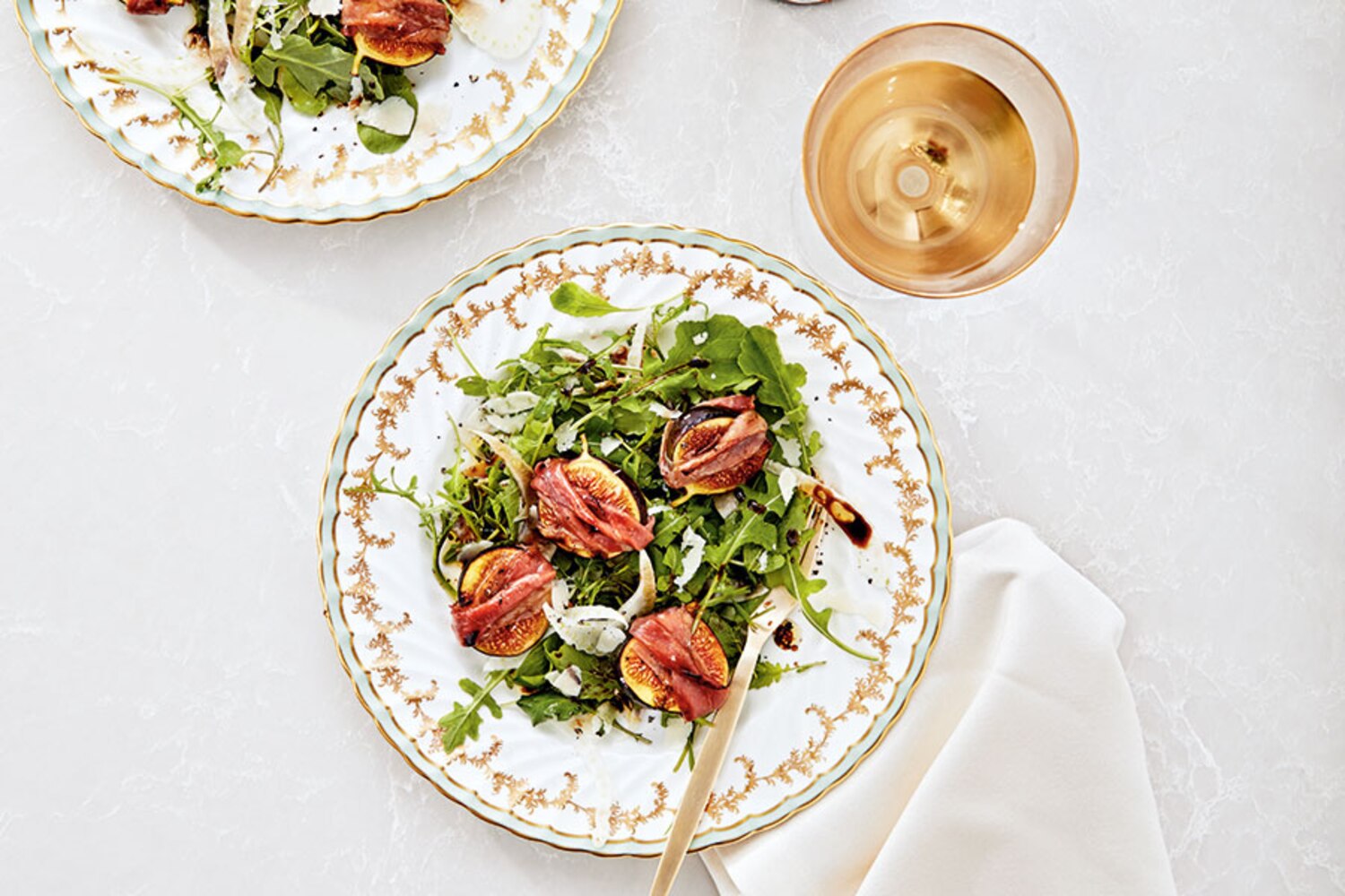 Arugula Salad with Crispy Prosciutto-Wrapped Figs | Canadian Living