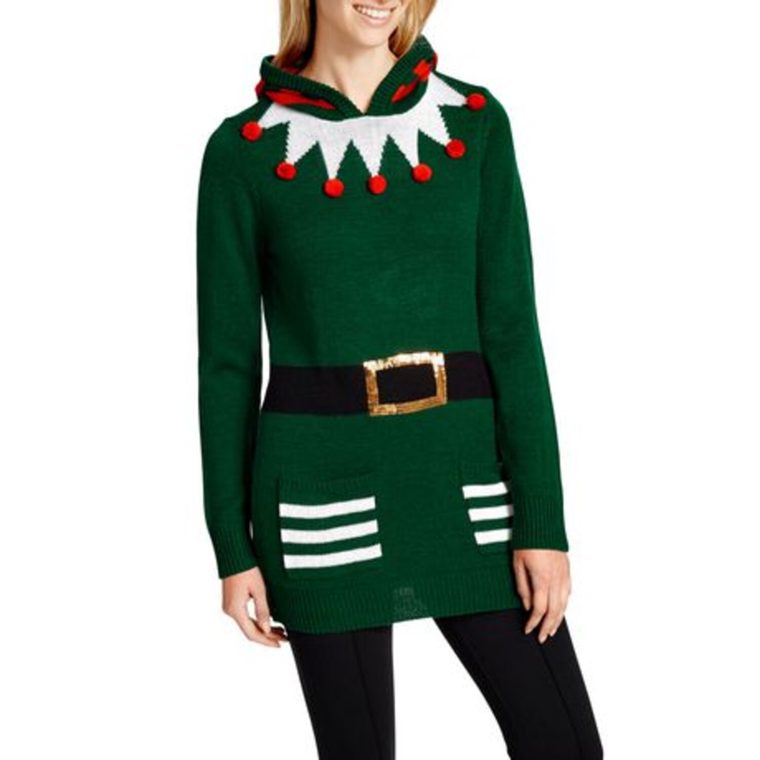 Ugly Christmas sweaters—and some stylish ones—for the holidays
