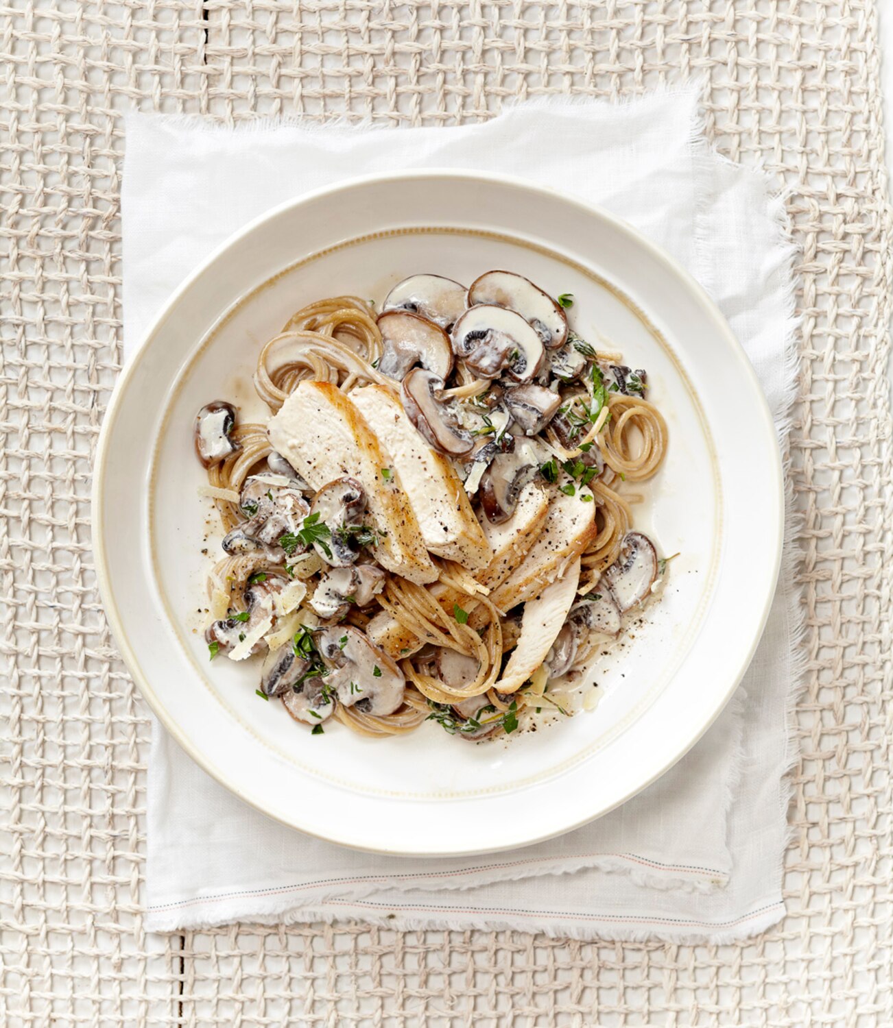 Creamy Chicken and Mushroom Pasta | Canadian Living