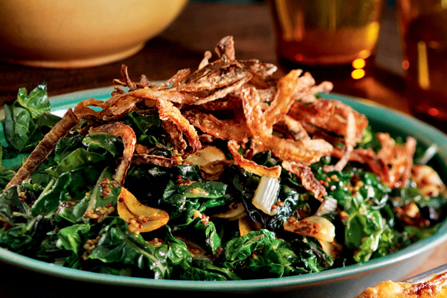 Swiss Chard with Frizzled Onions | Canadian Living