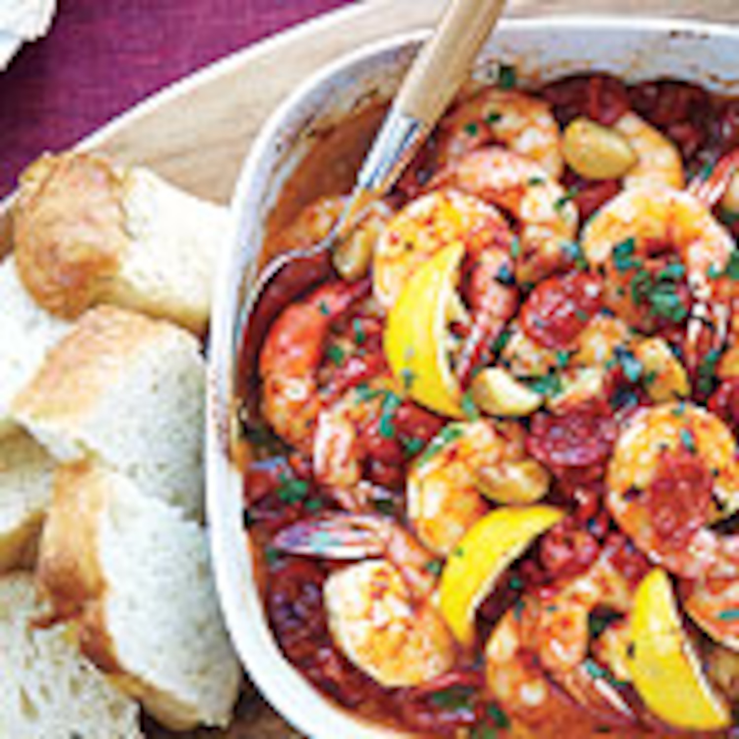Double-Garlic Baked Shrimp | Canadian Living