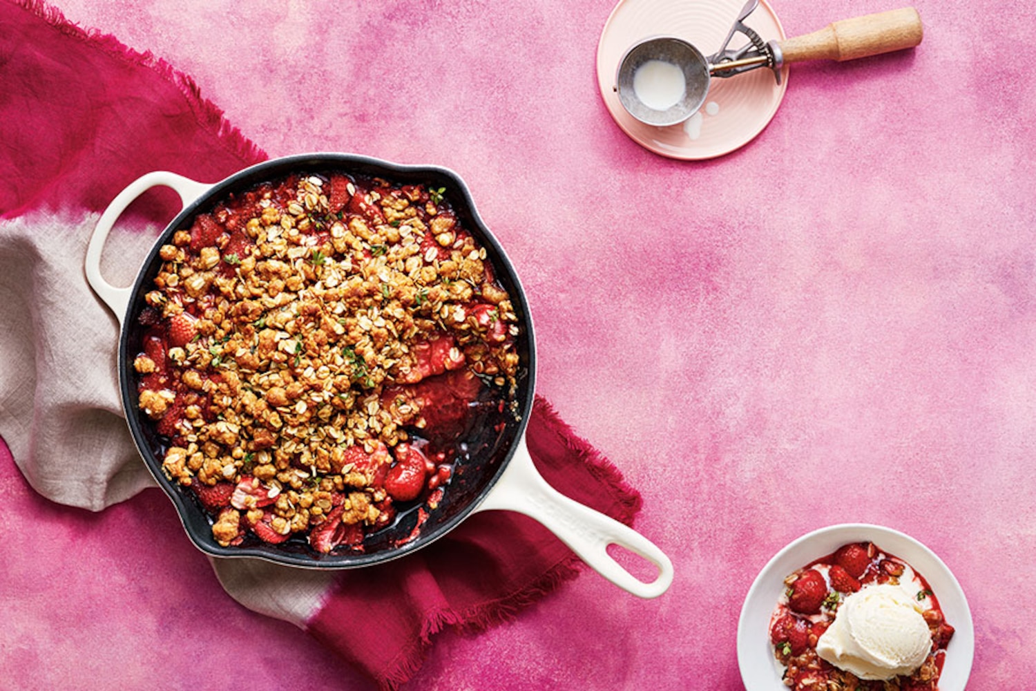 Lemon Thyme Strawberry Crumble | Canadian Living