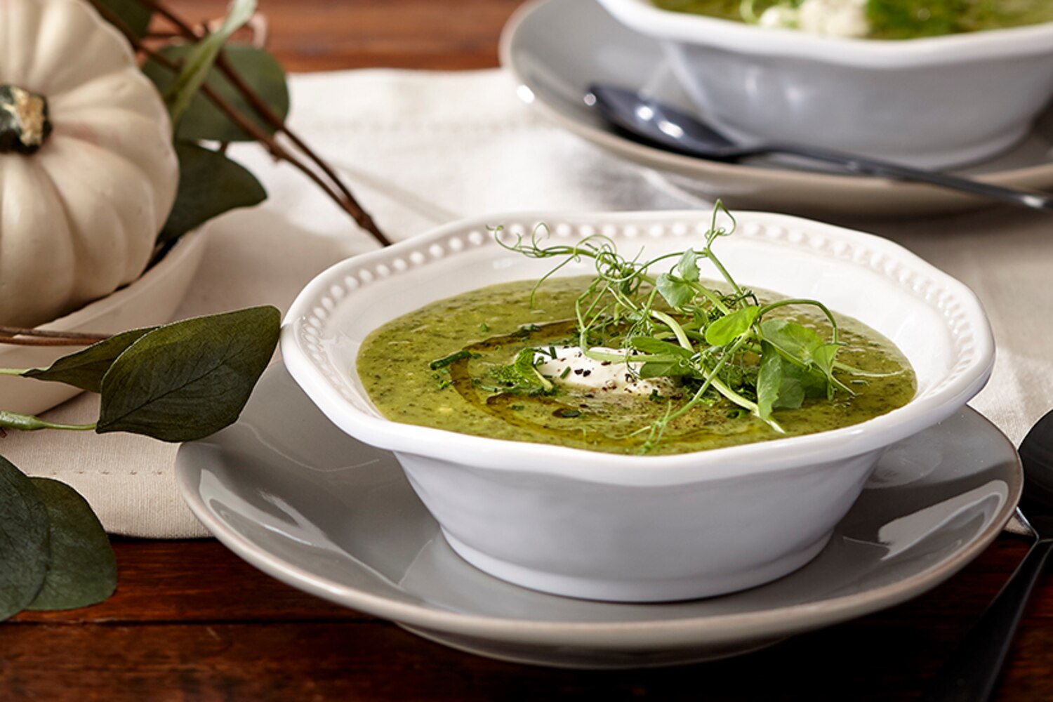 Green Pea, Watercress & Mint Soup | Canadian Living