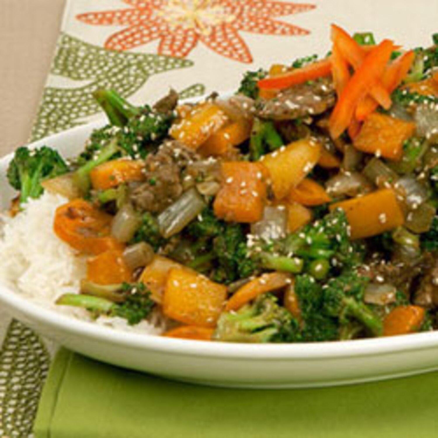 Black Bean Beef and Vegetable StirFry Canadian Living