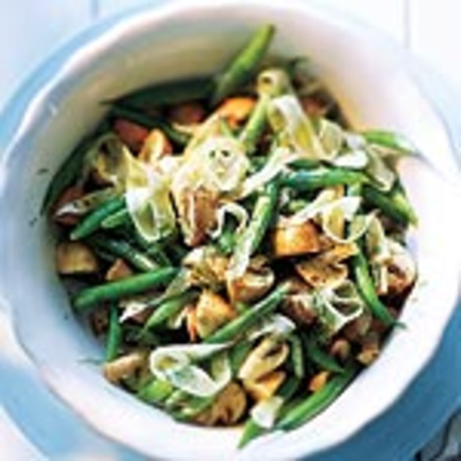 Green Bean, Mushroom and Fennel Salad Canadian Living