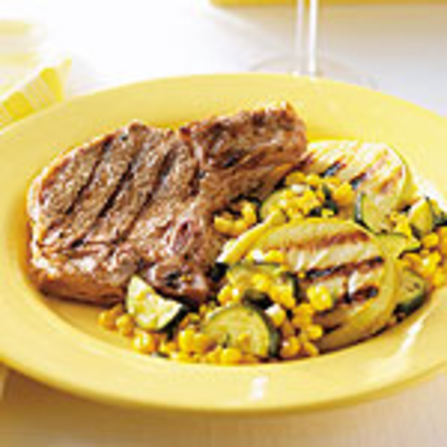 Grilled Pork Chops and Apple Rings | Canadian Living