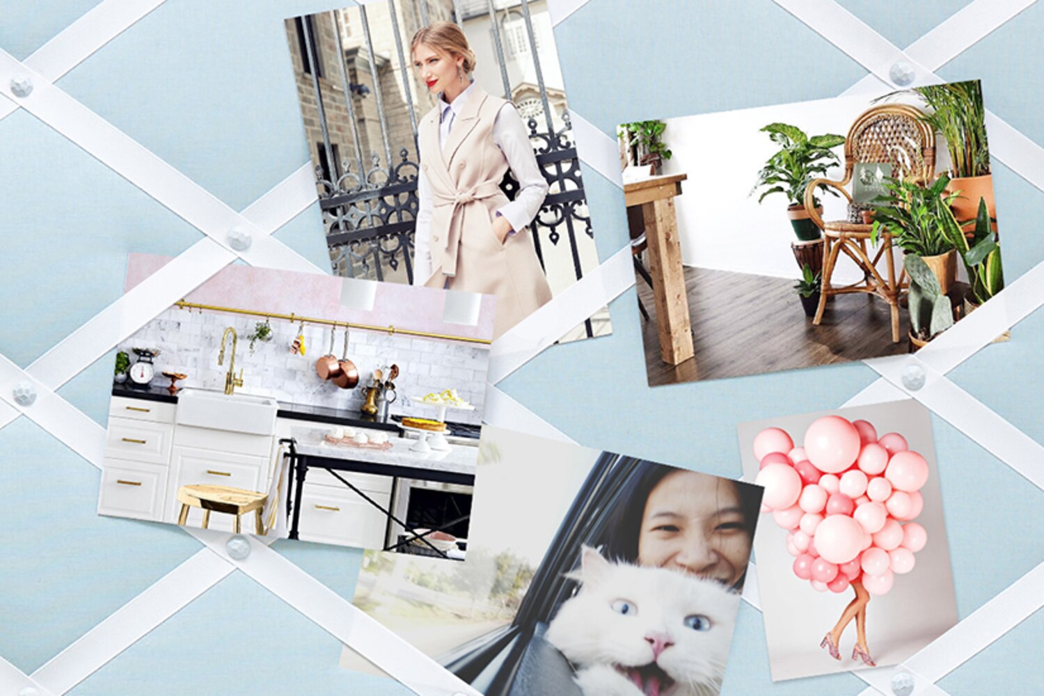 DIY Ribbon bulletin board Canadian Living