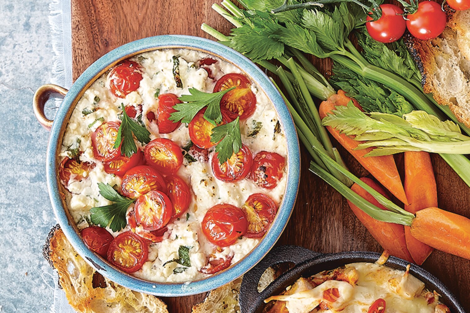 Warm Goat Cheese & Cherry Tomato Dip Canadian Living
