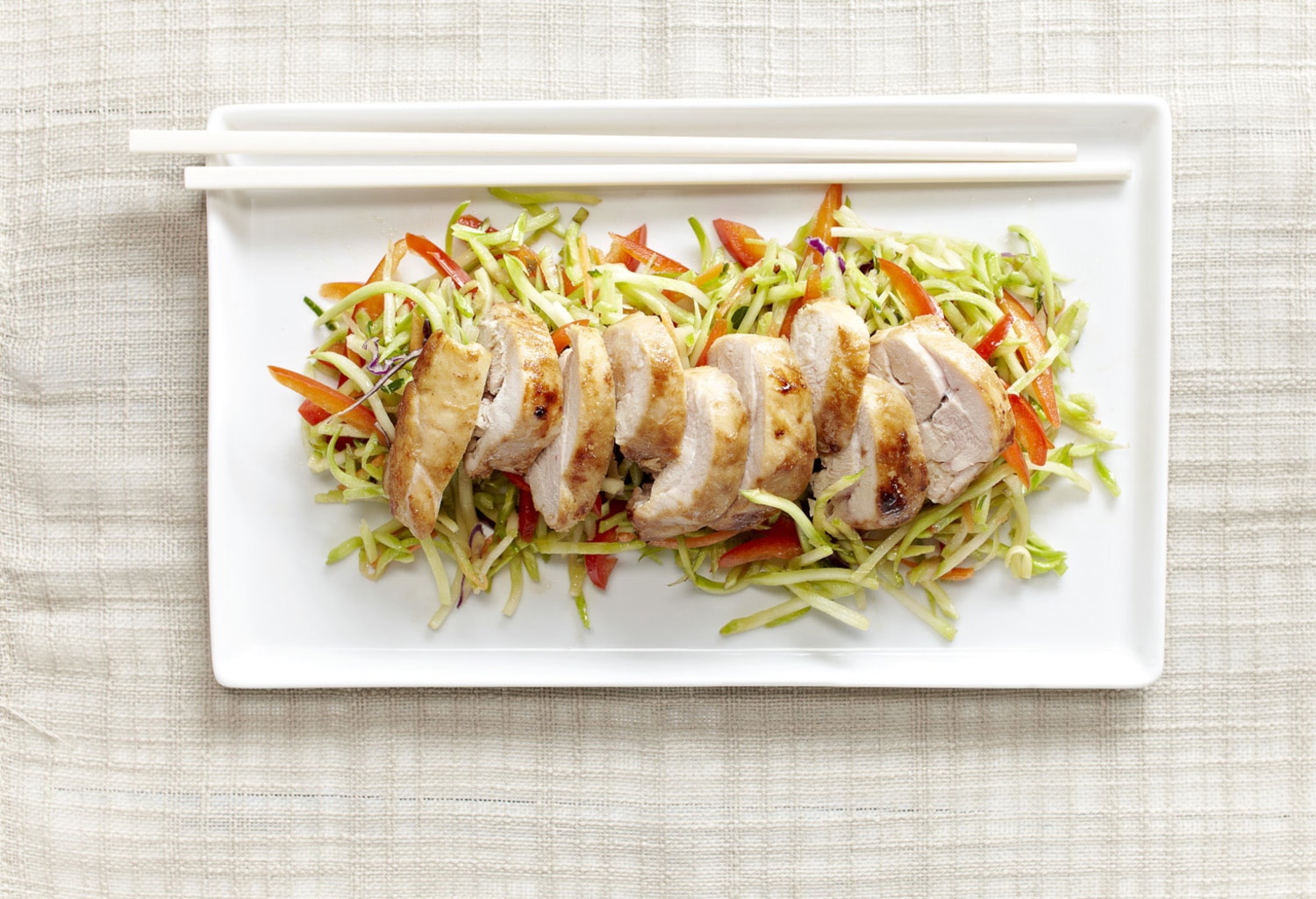 Miso Chicken With Broccoli Slaw | Canadian Living