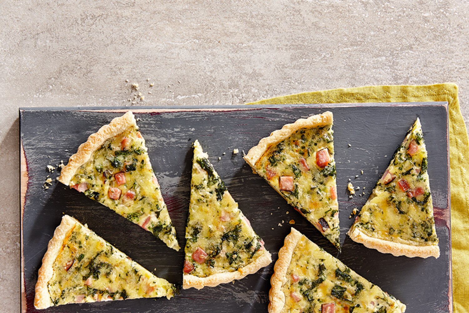 Quiche Lorraine with Emmental Kale Canadian Living