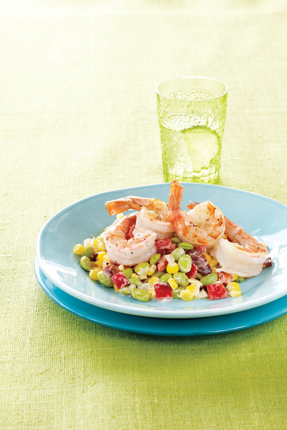 Shrimp With Edamame Succotash | Canadian Living