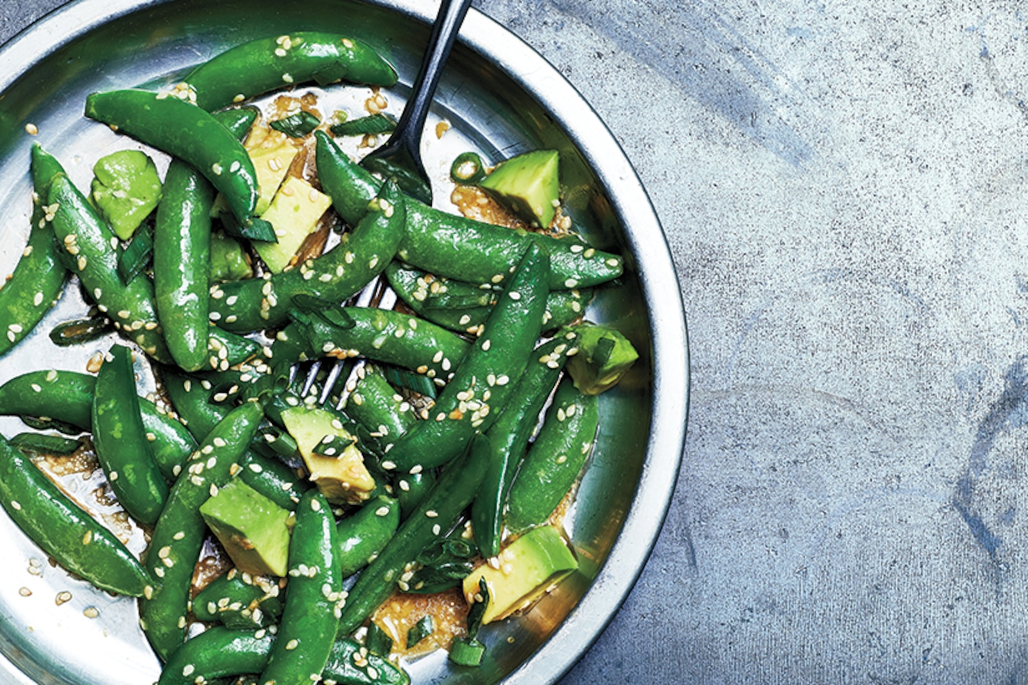 Sugar Snap Peas and Avocado Salad With Sesame Dressing Canadian Living