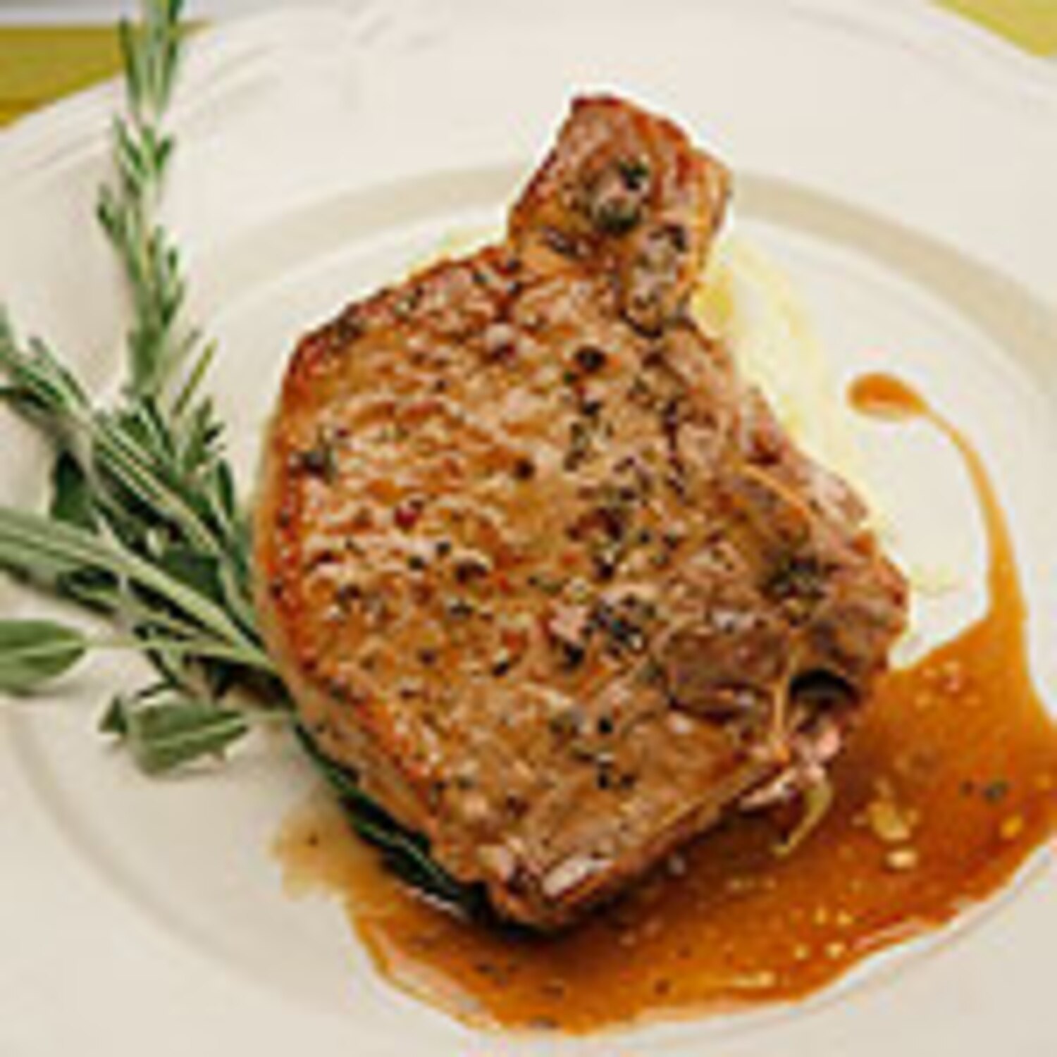 Pork Chops with Balsamic Sauce and Mashed Sweet Potatoes Canadian Living