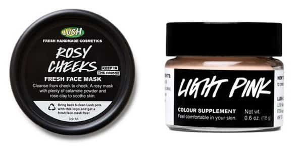 Lush masks and tint