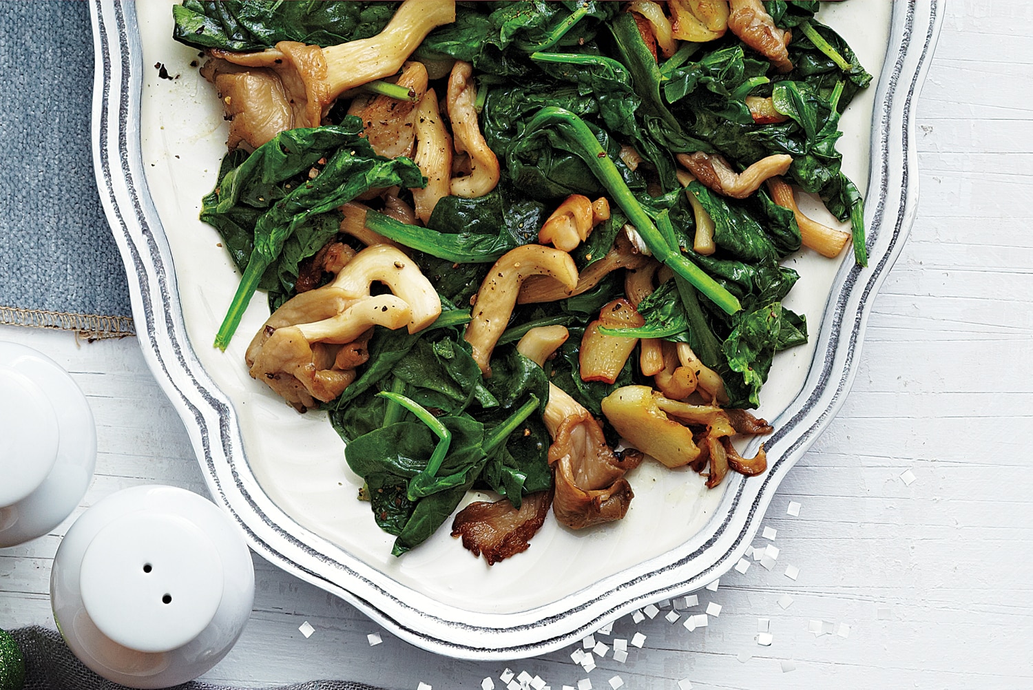 Sautéed Spinach and Mushrooms | Canadian Living