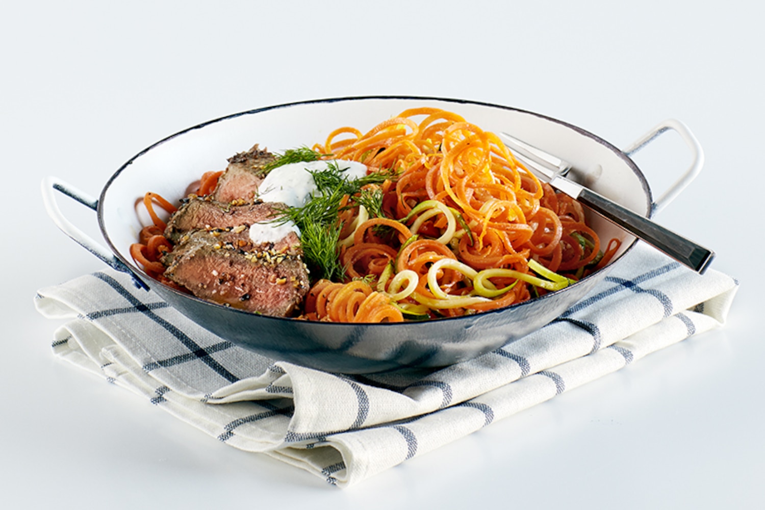 Carrot & Zucchini Noodles with Beef | Canadian Living