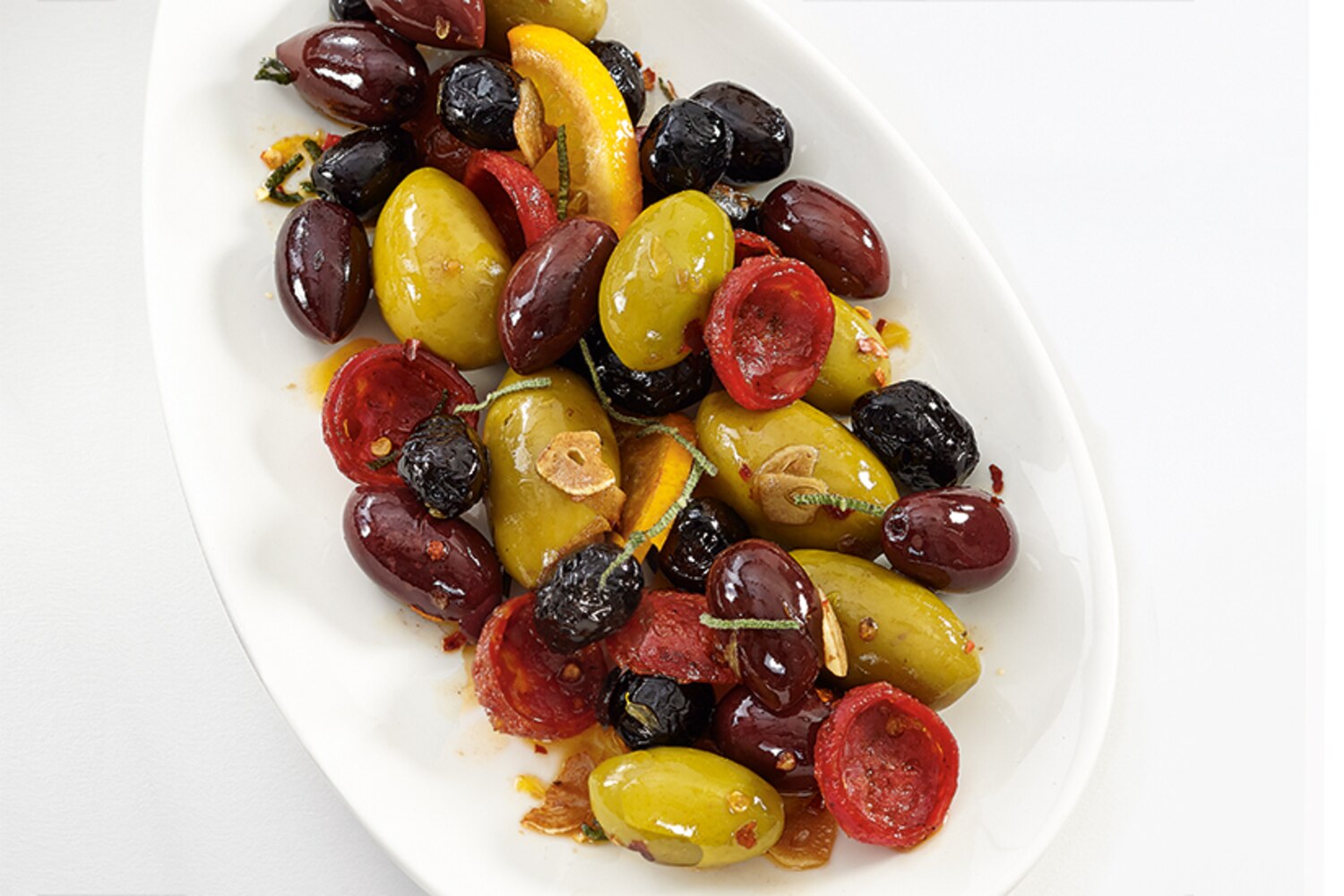 Warm Mixed Olives and Chorizo Canadian Living