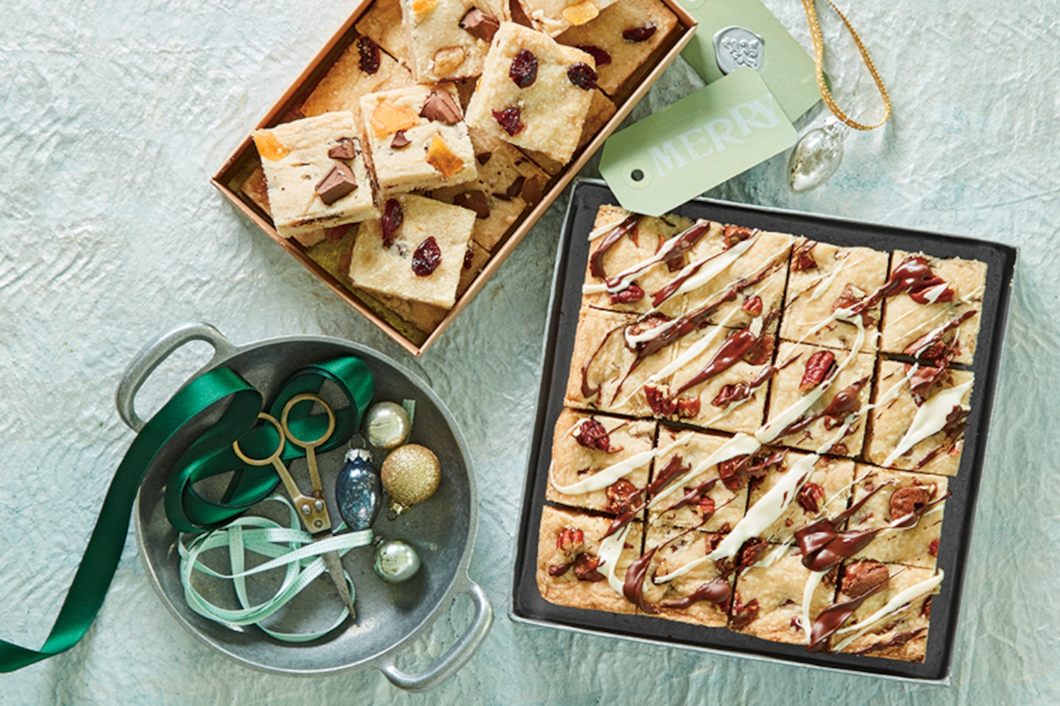 Chocolate Pecan Shortbread Squares | Canadian Living