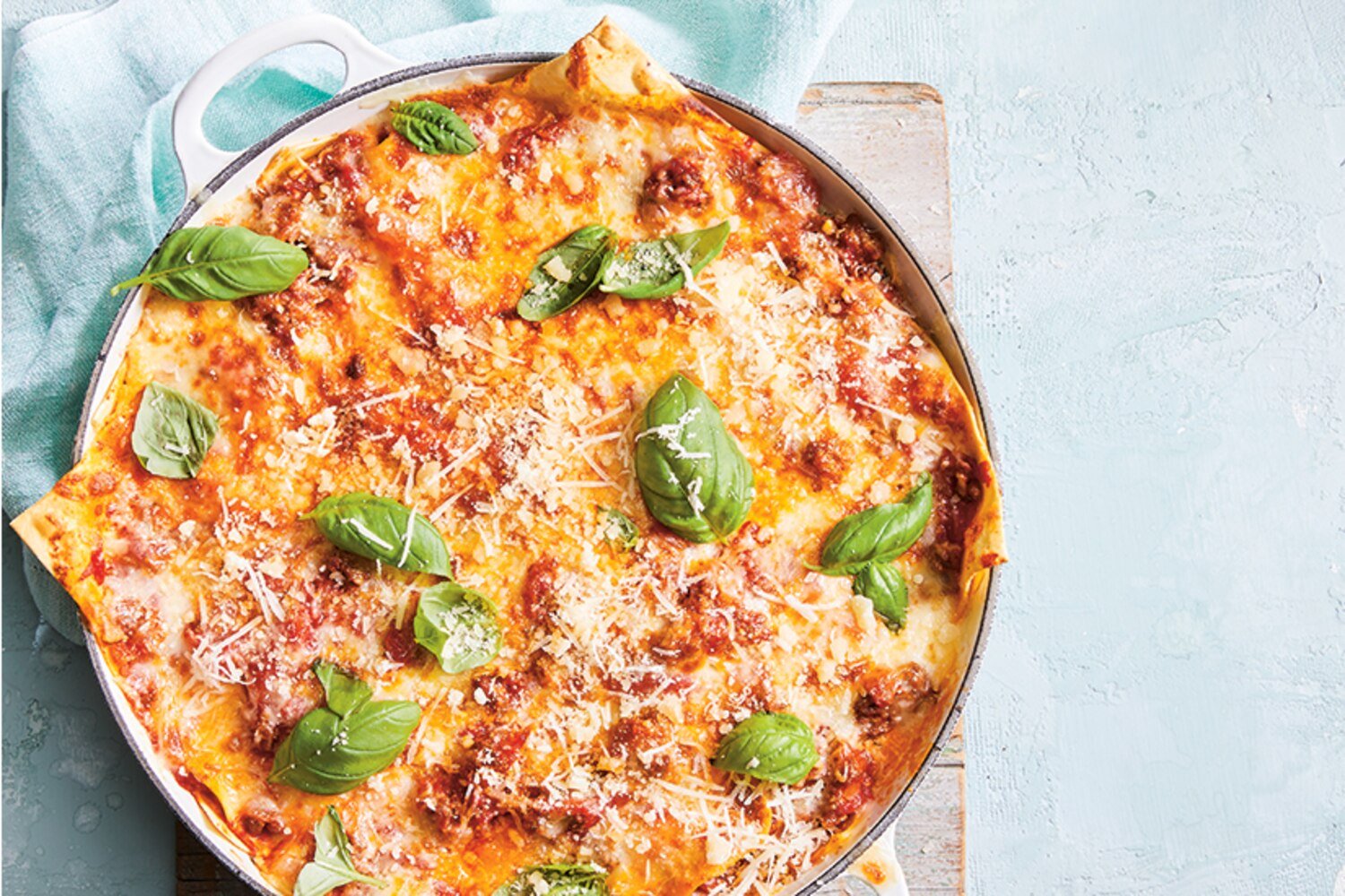 Spinach & Sausage Skillet Lasagna Canadian Living
