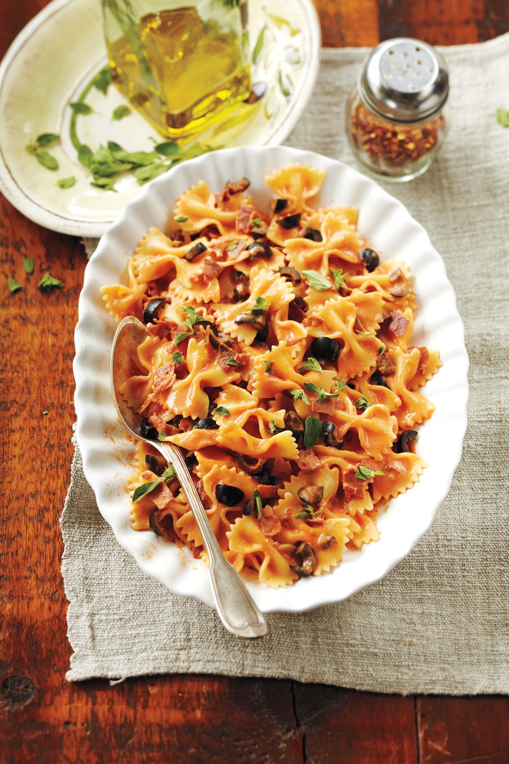 Farfalle With Prosciutto and Olives Canadian Living