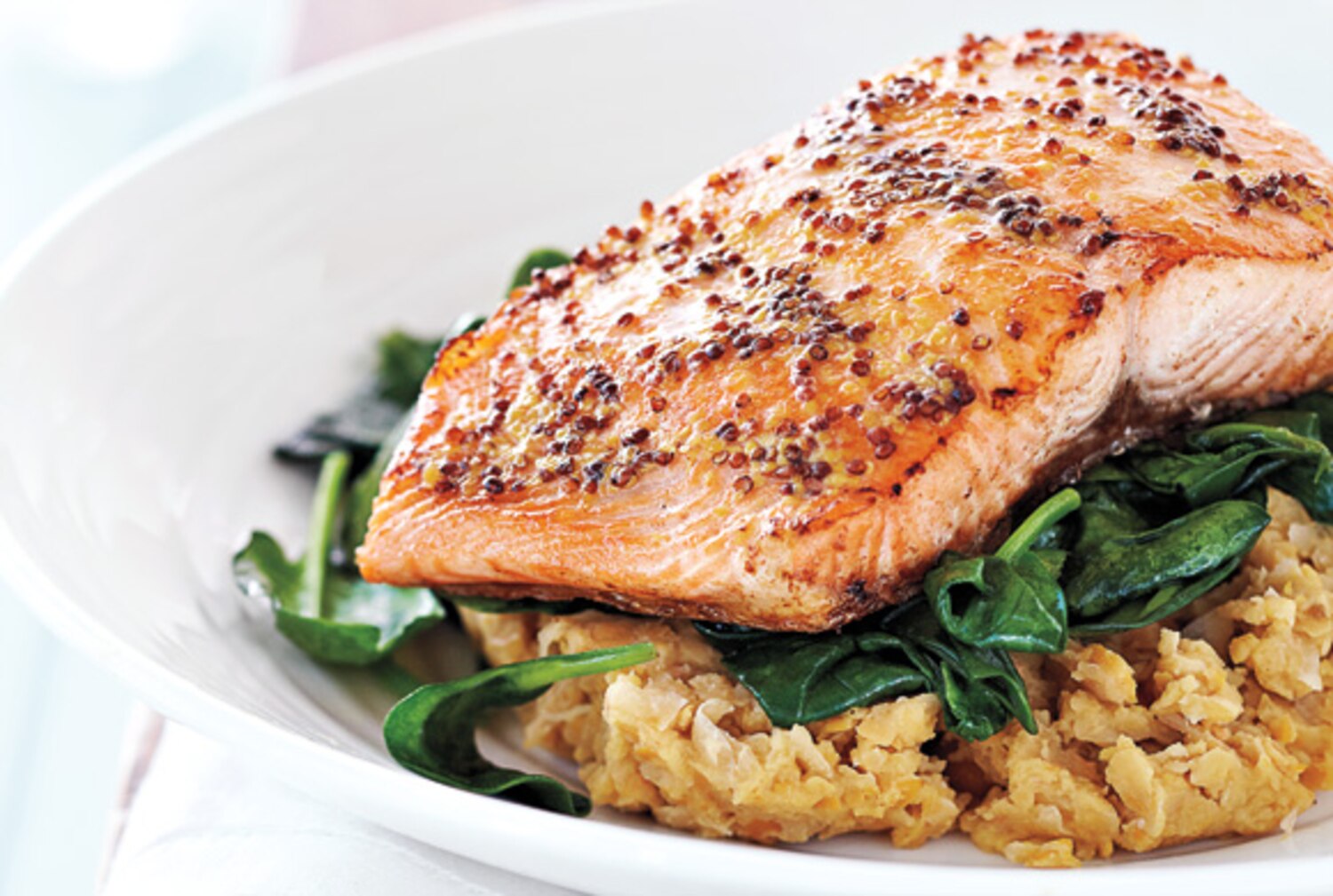 Fisher's Loft Salmon With Chickpea Mash | Canadian Living