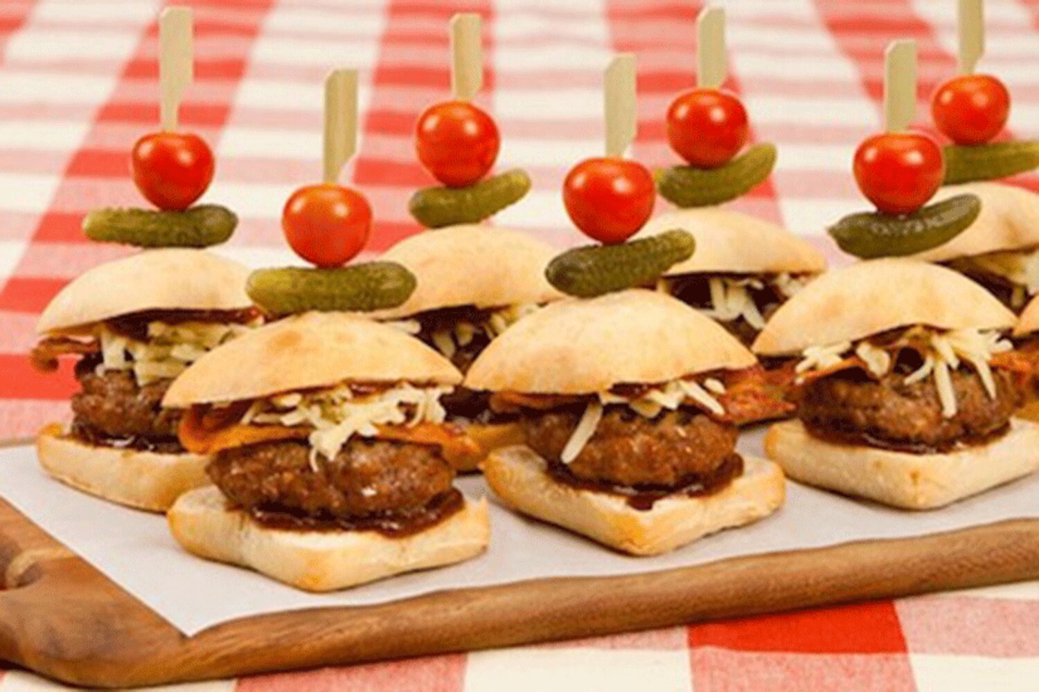 Double Trouble Bacon and Cheese Sliders | Canadian Living