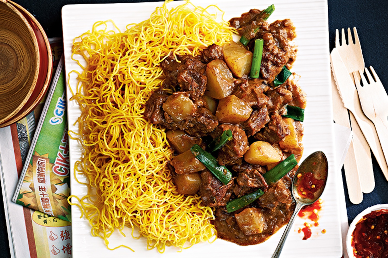 Braised Chinese Beef and Daikon With Noodles | Canadian Living