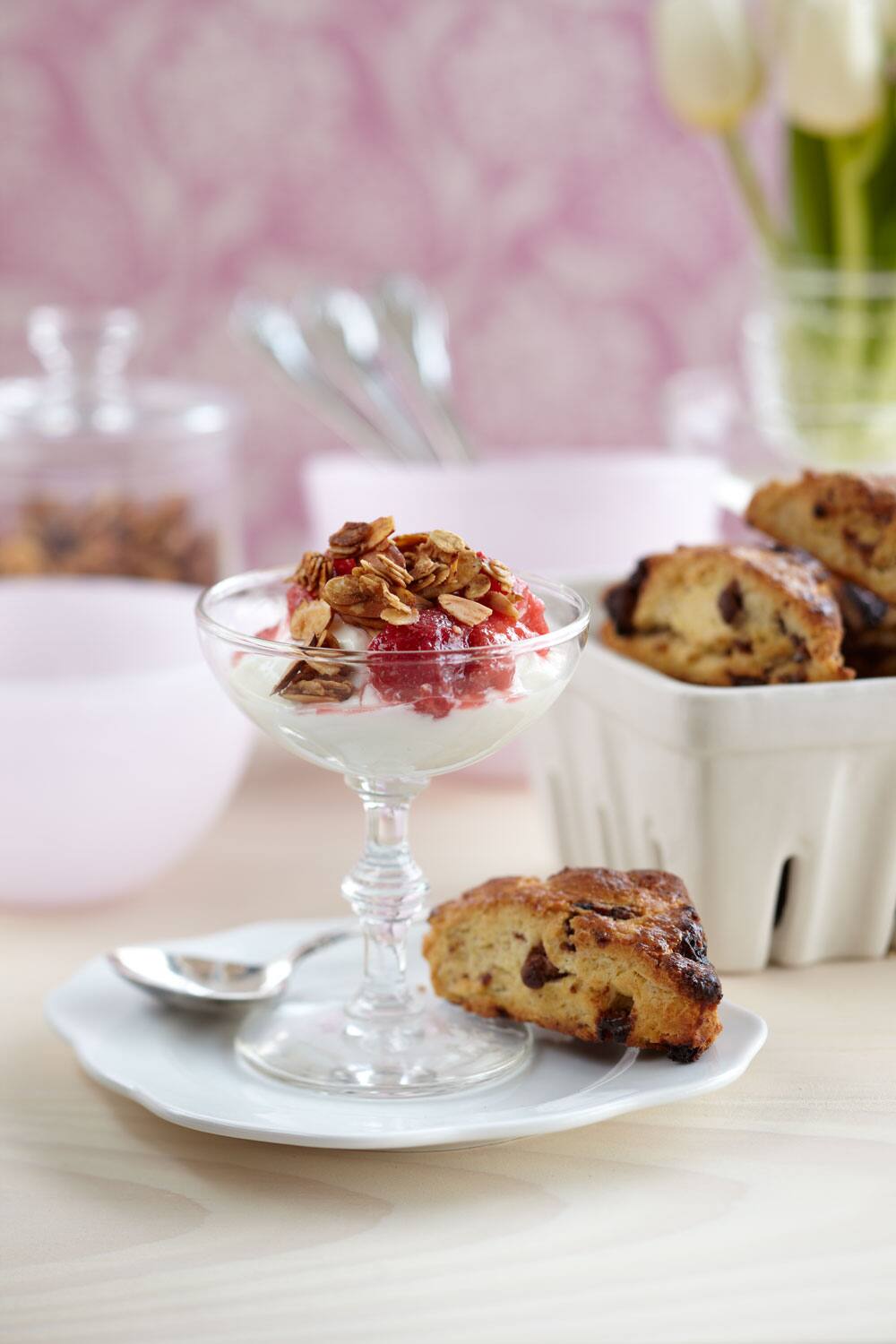 Rhubarb Ginger Yogurt Parfaits Canadian Living