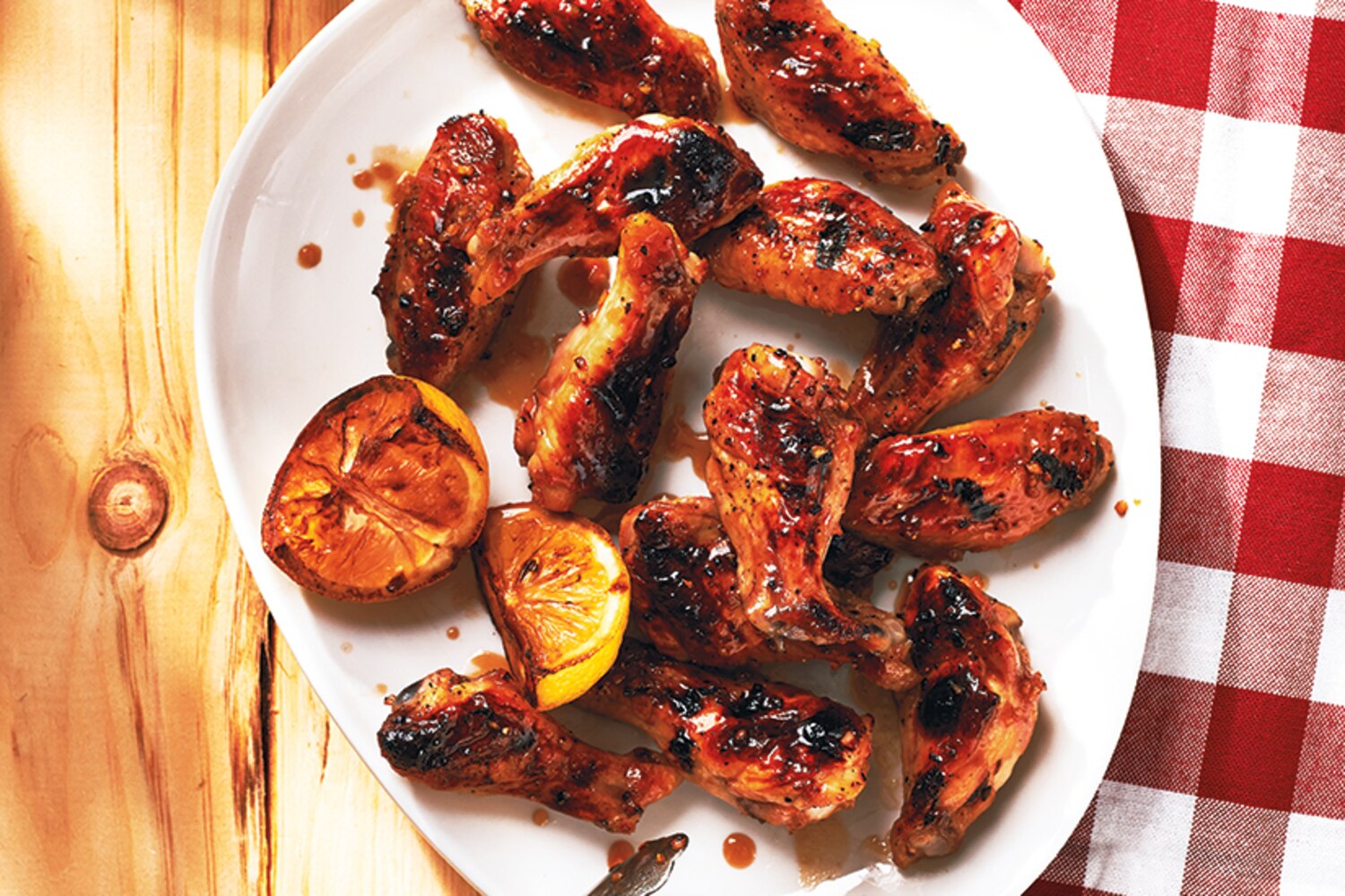 Grilled HoneyGarlic Chicken Wings Canadian Living