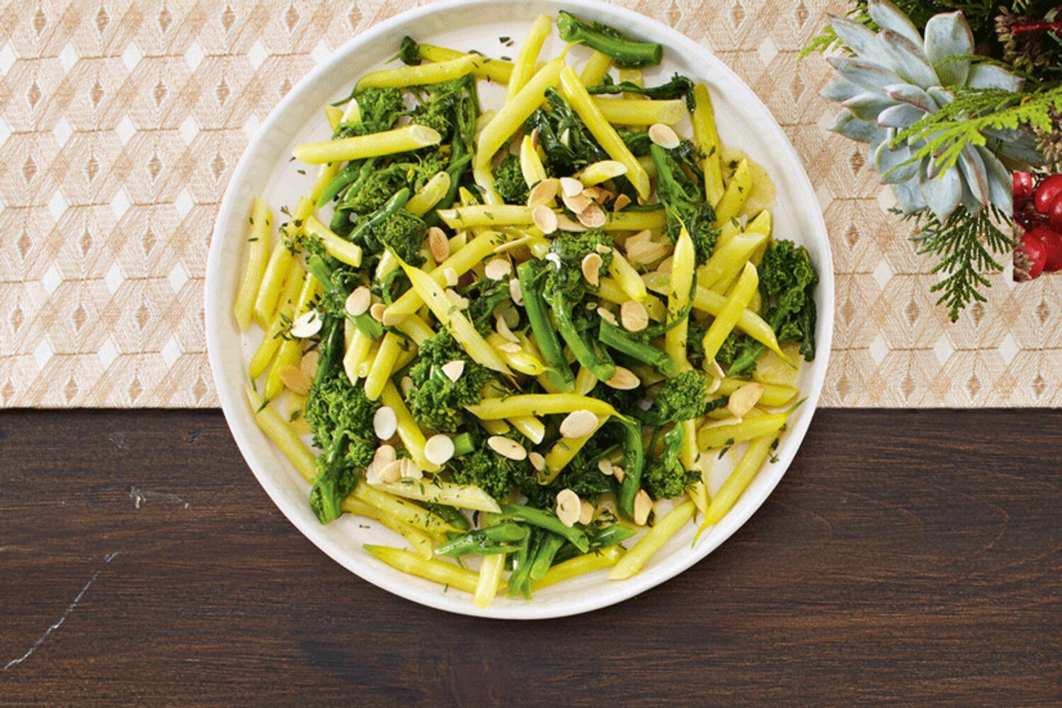 Yellow Bean and Rapini Salad | Canadian Living