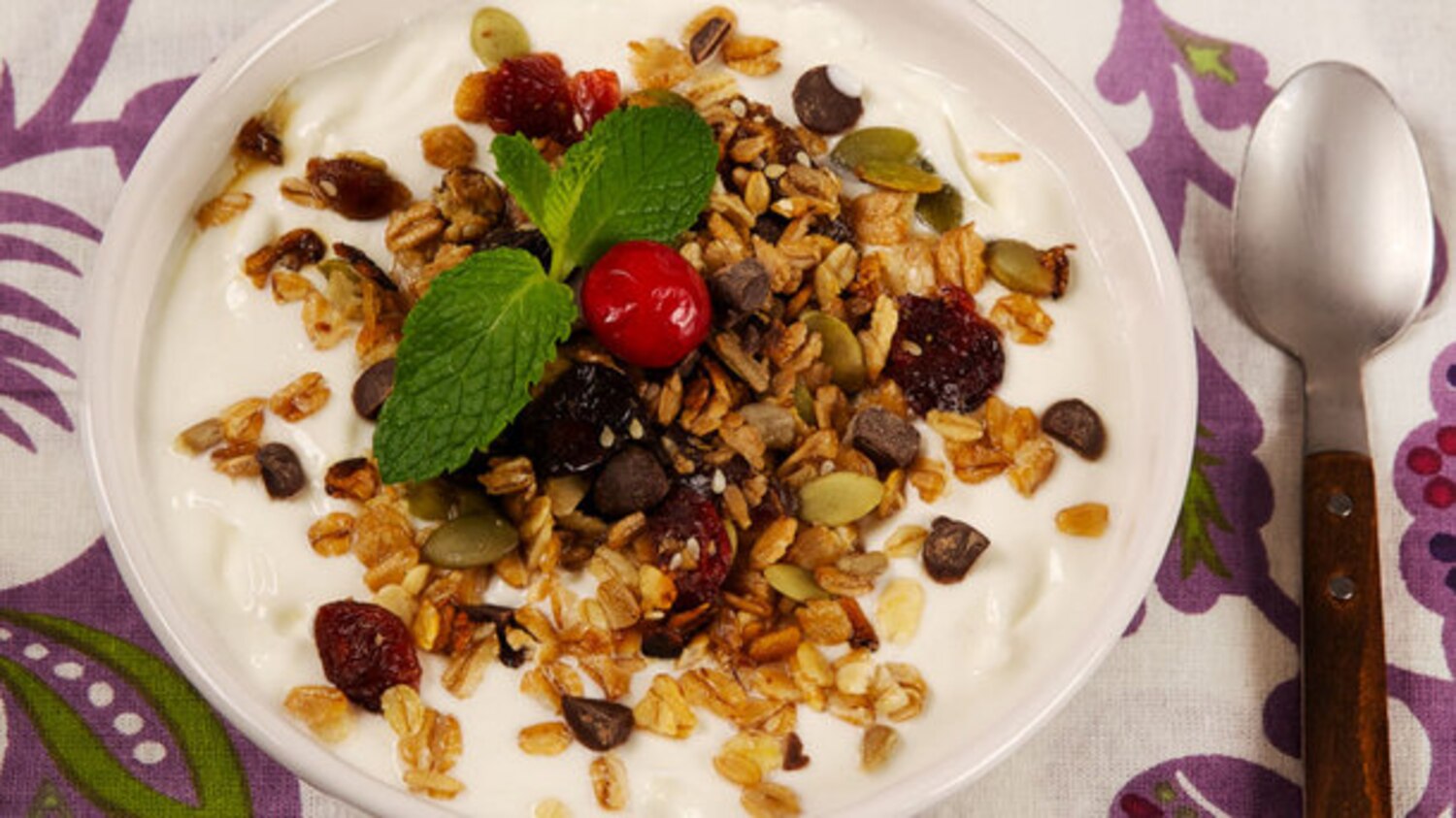 NutFree Chocolate Cherry Granola Canadian Living