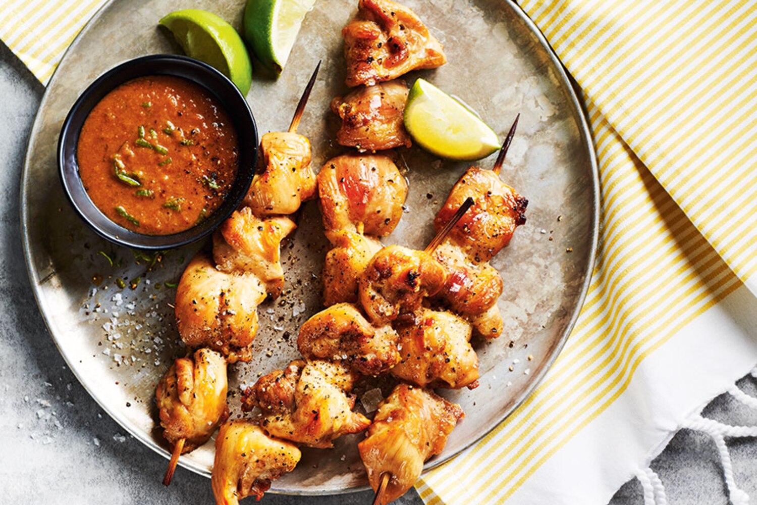 Chicken Skewers with Peanut Lime Dipping Sauce Canadian Living