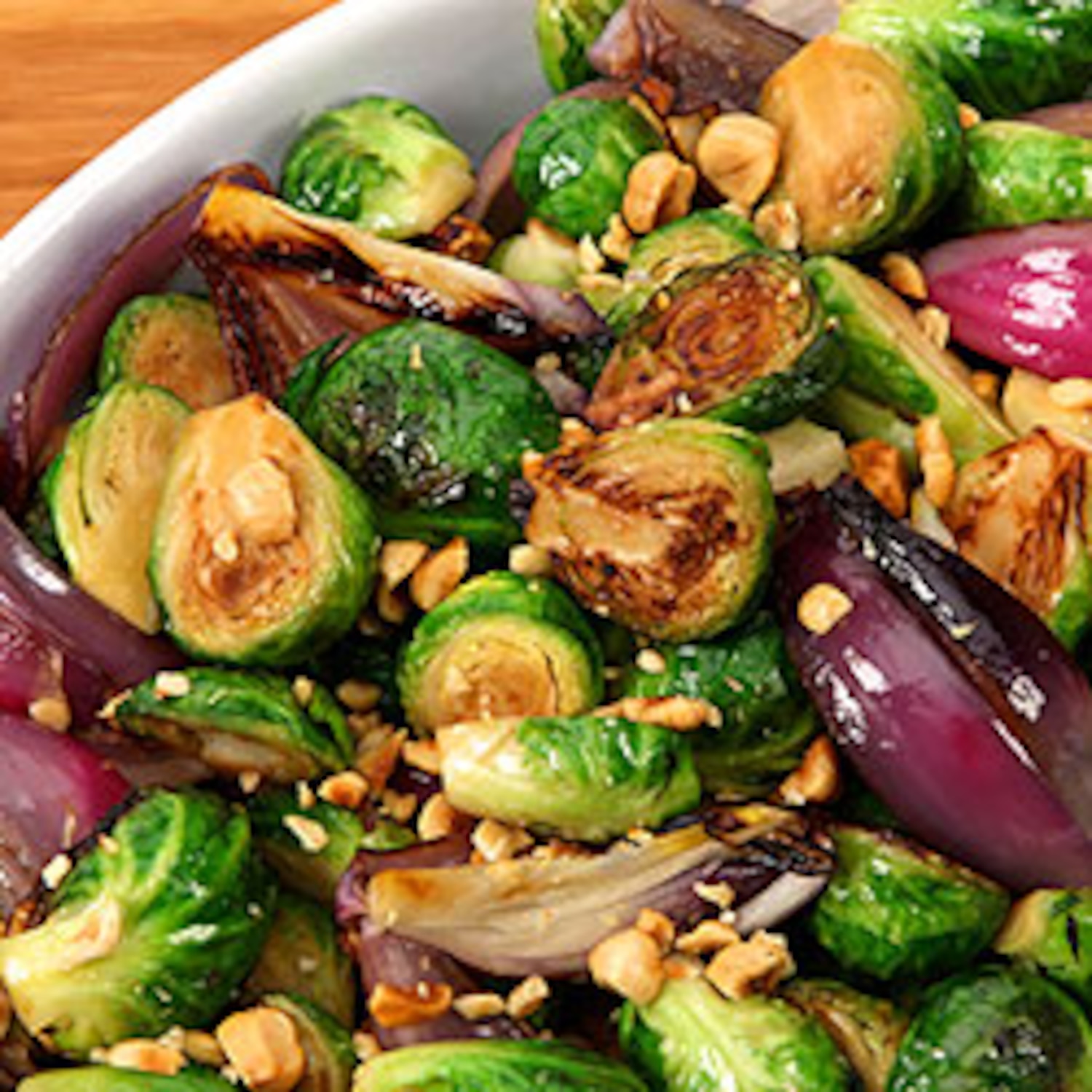 MapleRoasted Brussels Sprouts with Hazelnuts Canadian Living