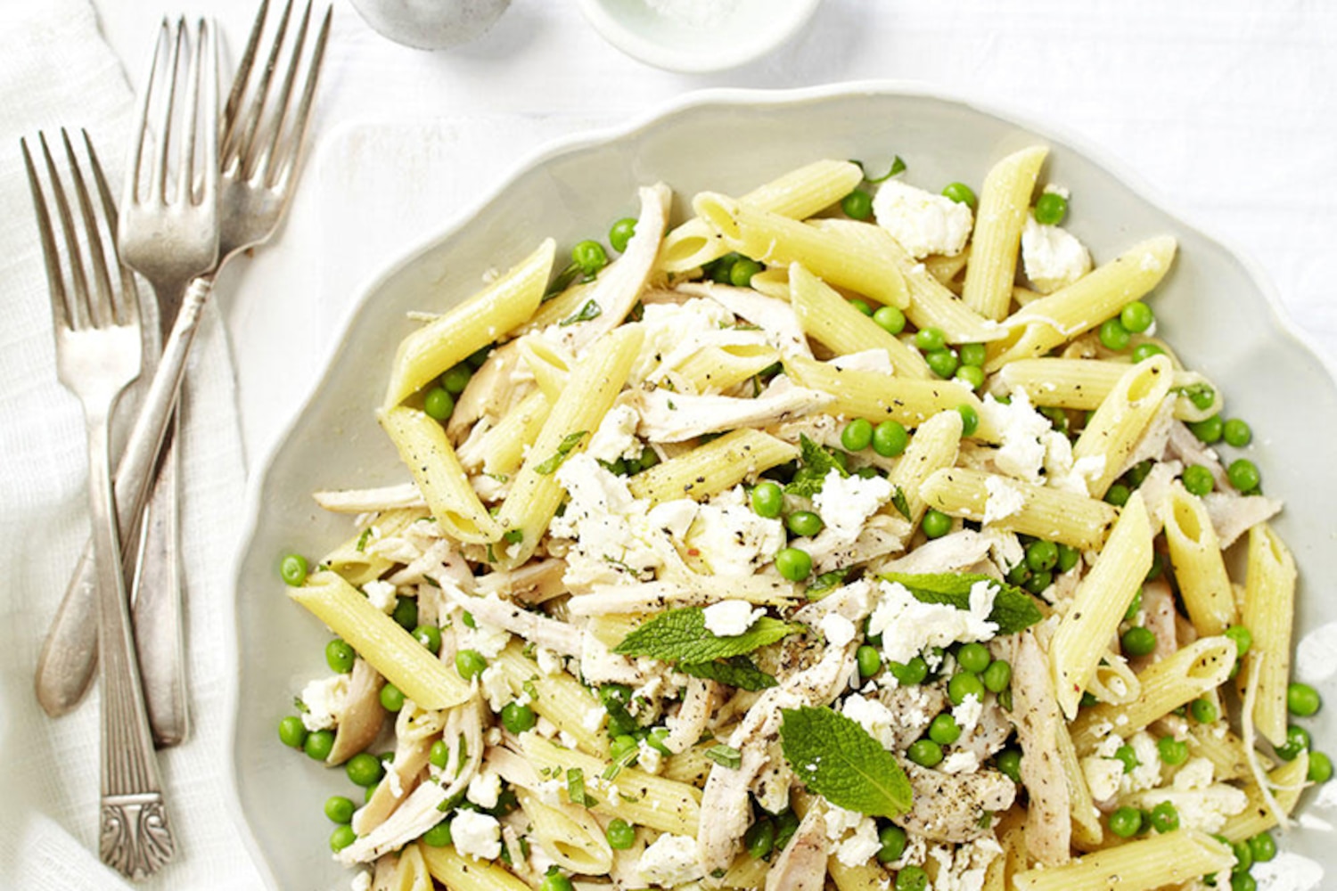 Chicken Penne With Peas and Mint | Canadian Living