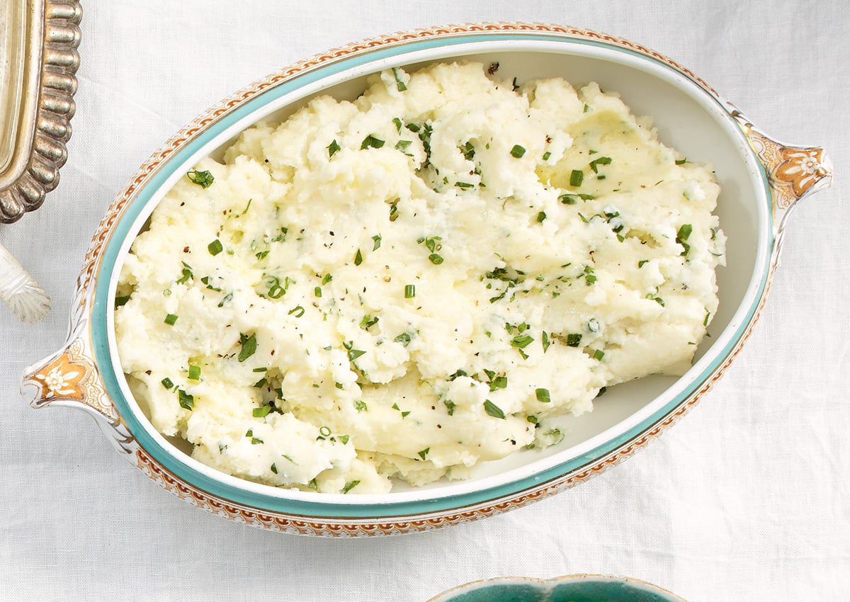 Chive and Parsley Mashed Potatoes Canadian Living