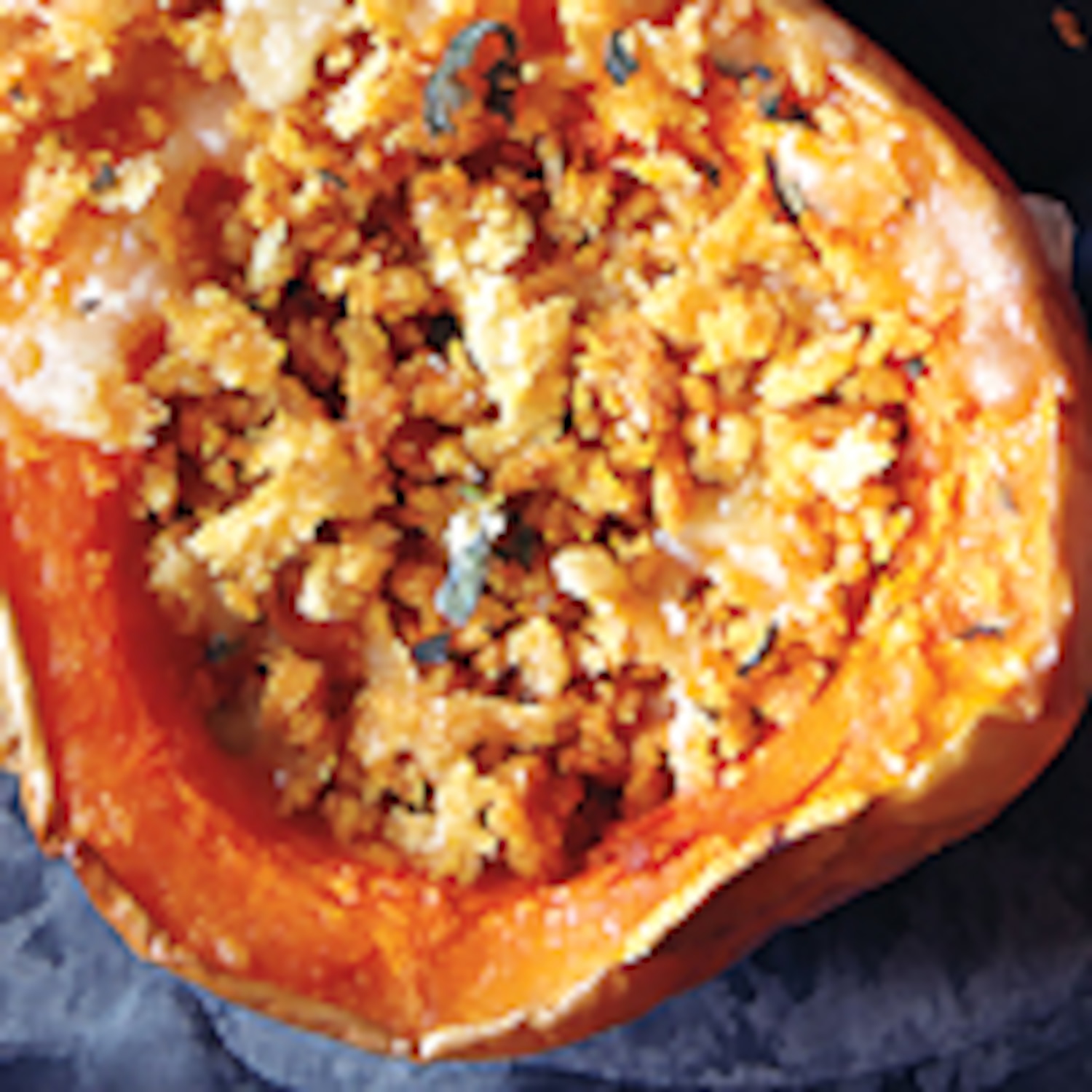 Roasted Squash With Sage Bread Crumbs Canadian Living