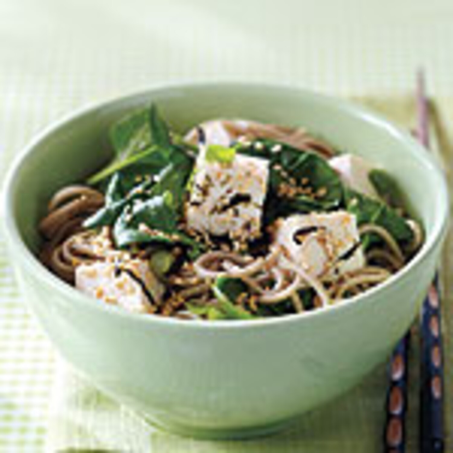 Soba Noodles with Spinach and Tofu Canadian Living