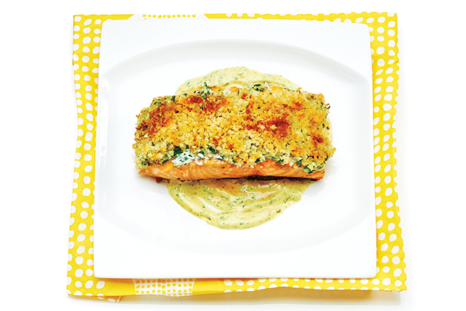 PankoCrusted Salmon with Curried Yogurt Sauce Canadian Living