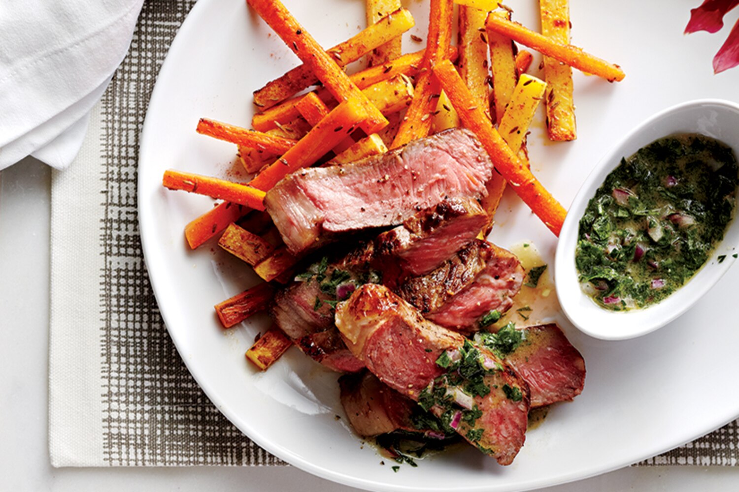 Pan-Seared Steak with Roasted Roots | Canadian Living