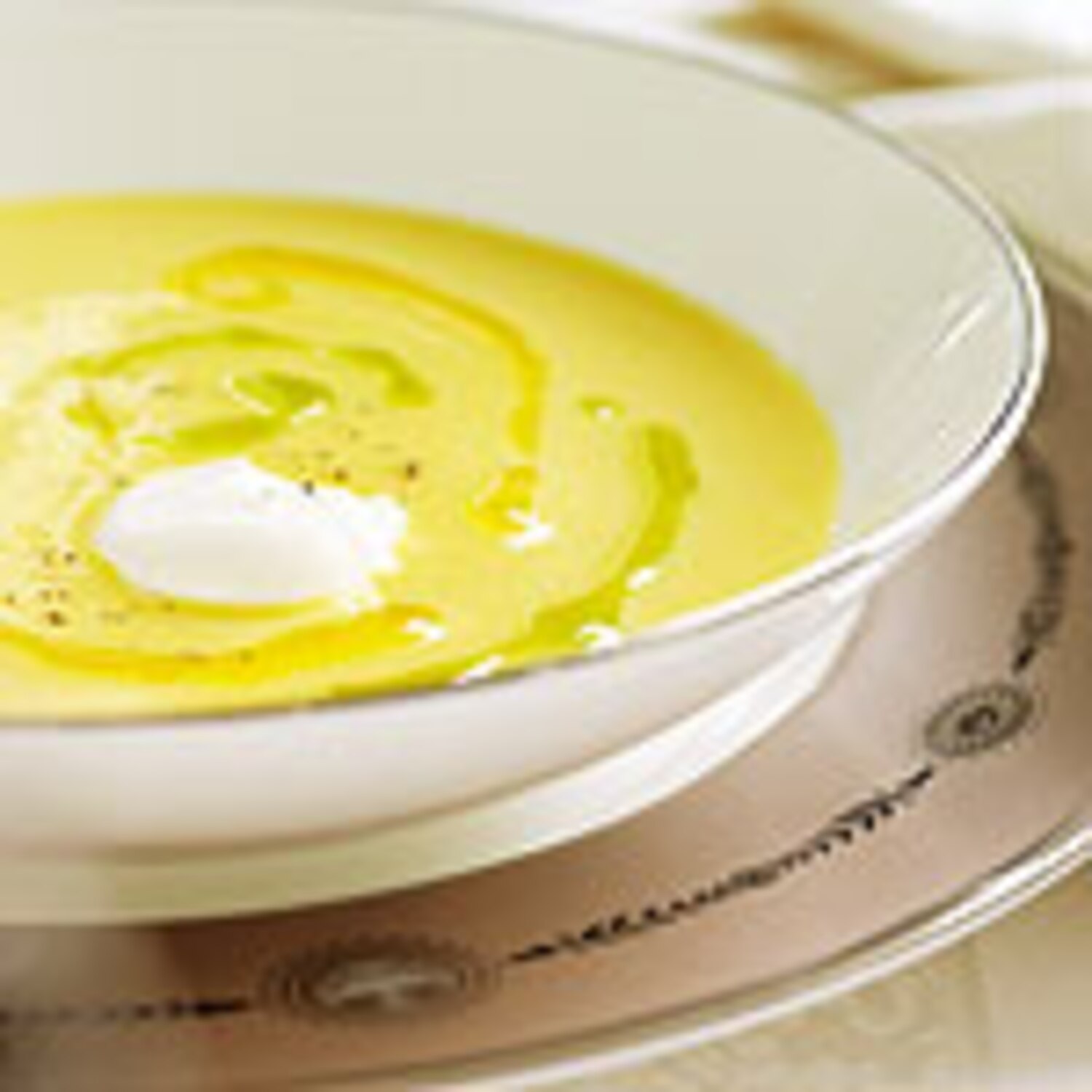 Corn and Saffron Bisque Canadian Living