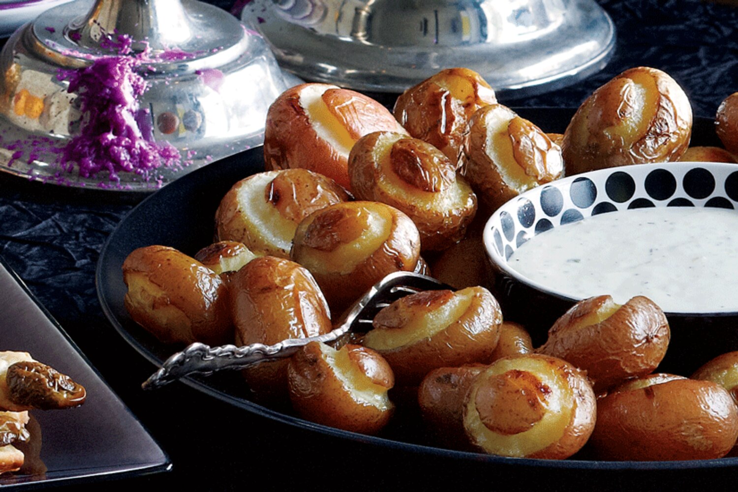 Shrunken Potato Eyeballs With Ranch Dip | Canadian Living