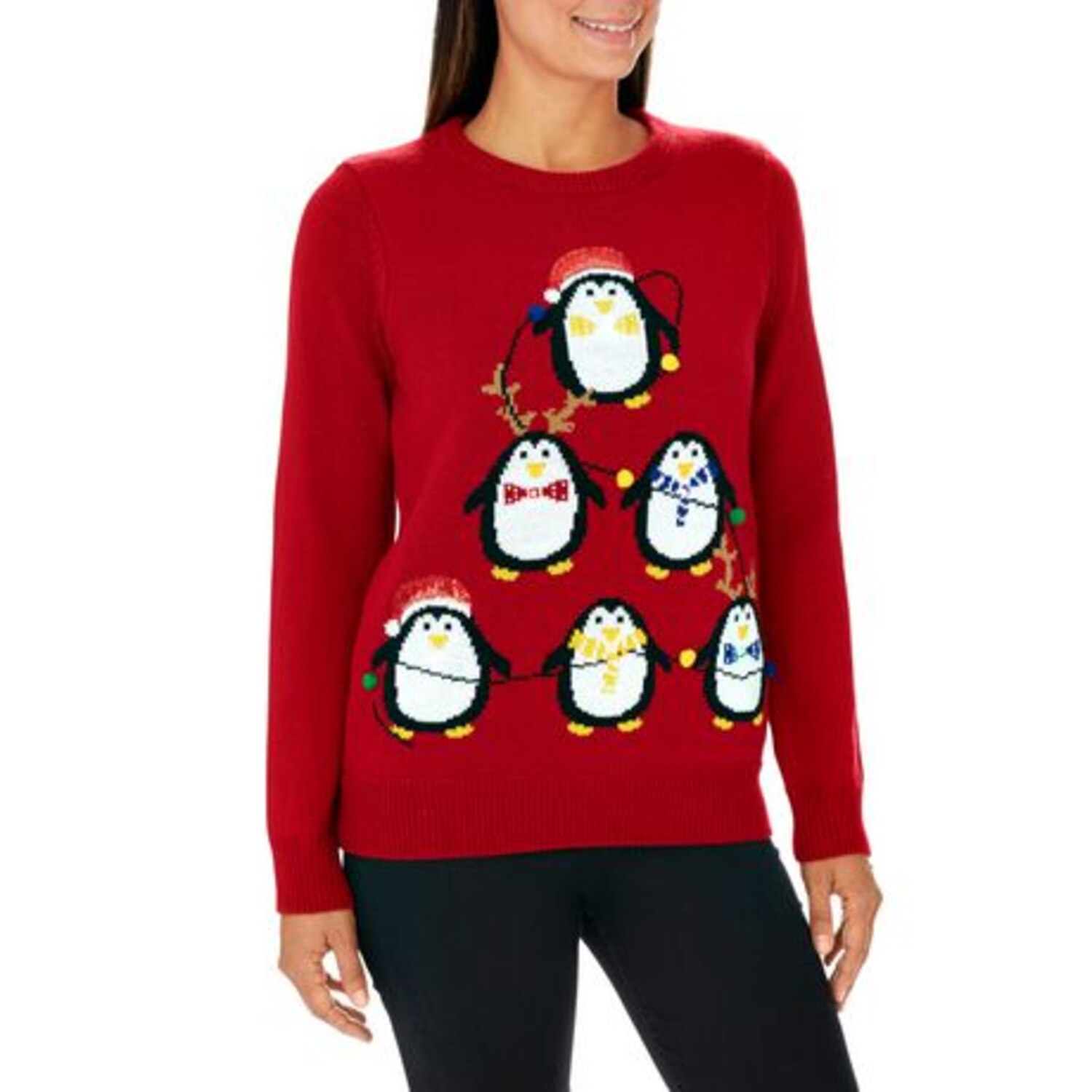 Ugly Christmas sweaters—and some stylish ones—for the holidays