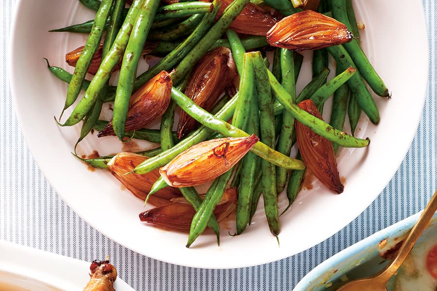 Sautéed Green Beans with Balsamic Shallots Canadian Living