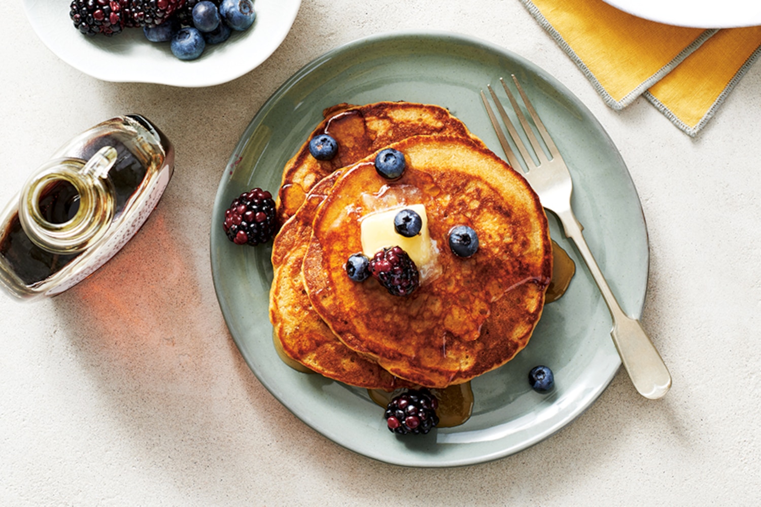 Fluffy Oatmeal Pancakes | Canadian Living