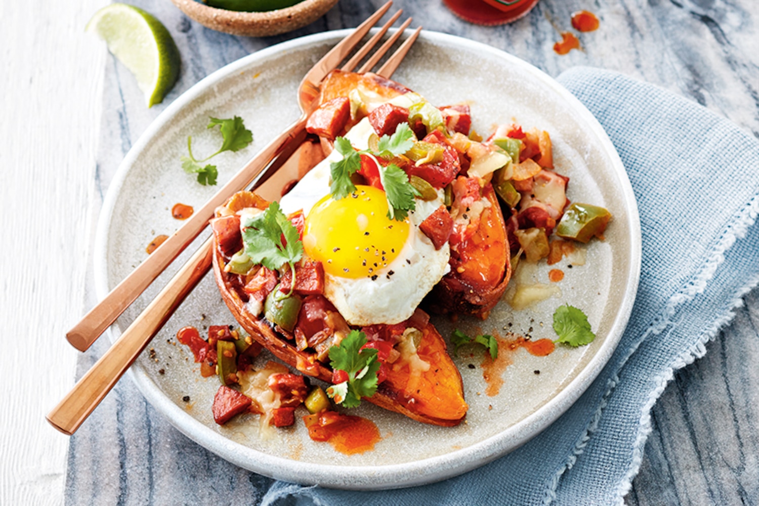 Huevos Rancheros Sweet Potatoes | Canadian Living