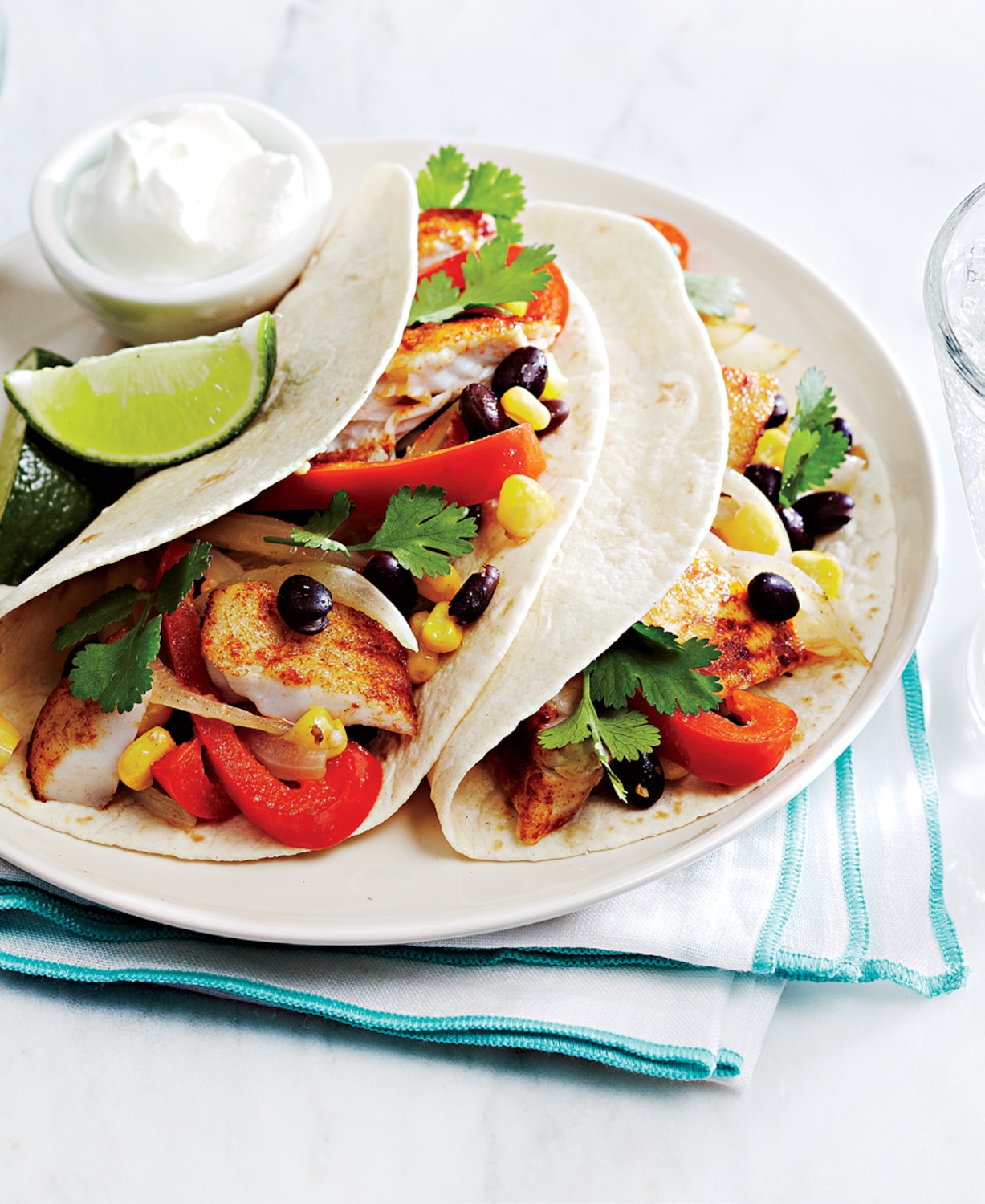 Tilapia and Red Pepper Fajitas Canadian Living