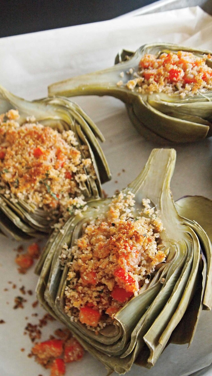 Stuffed Roasted Artichokes | Canadian Living